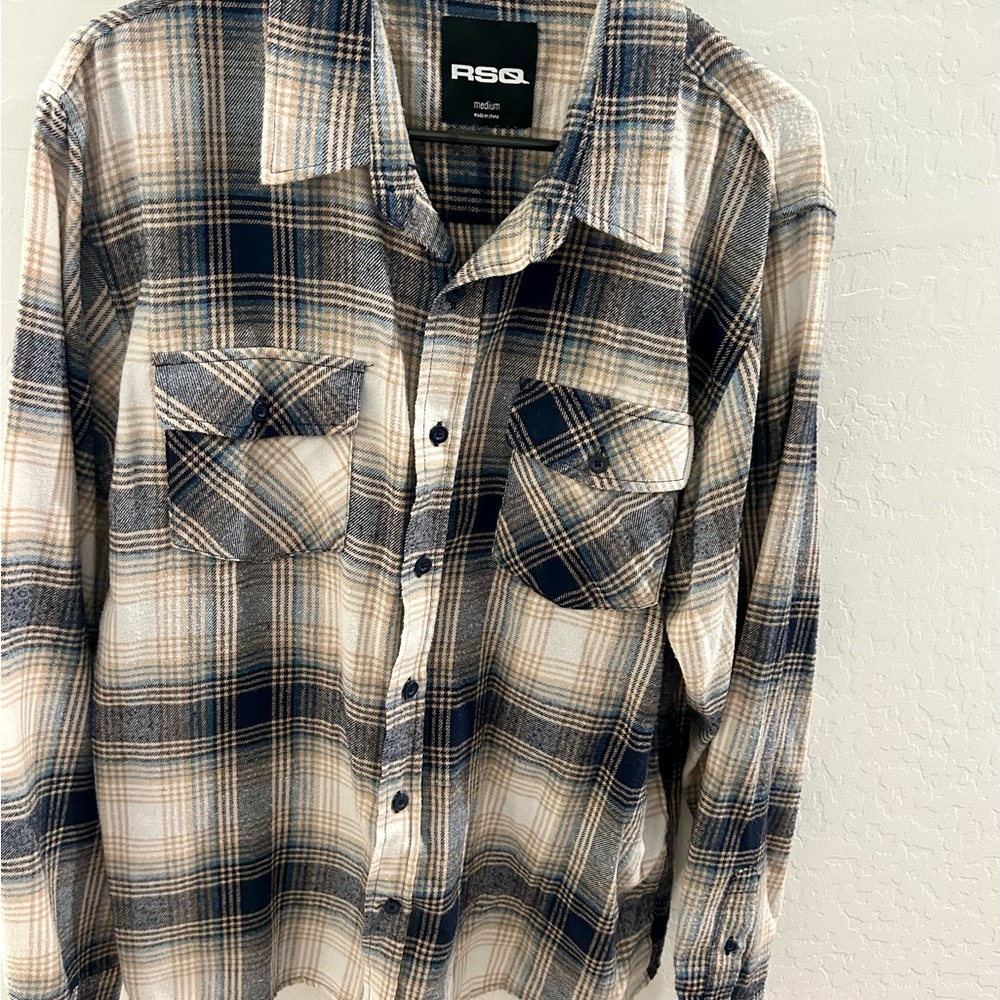 RSQ size medium flannel